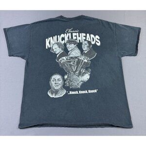 Rare Vintage Y2K Knuckleheads Three Stooges Comedy Show Movie Promo 2XL Sun Fade